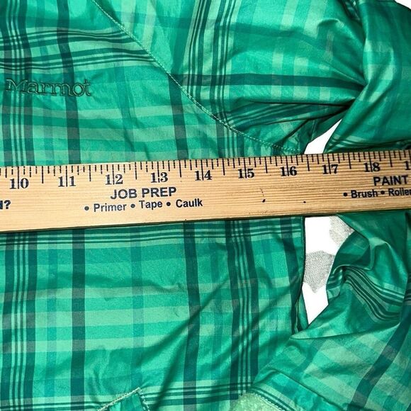 Girls Marmot reversible lite jacket fuzzy and windbreaker in Green. Sz M 7-8 - Picture 10 of 15